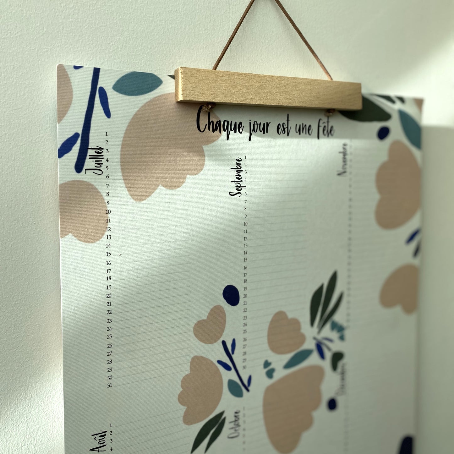 Calendrier permanent « Chaque jour est une fête »