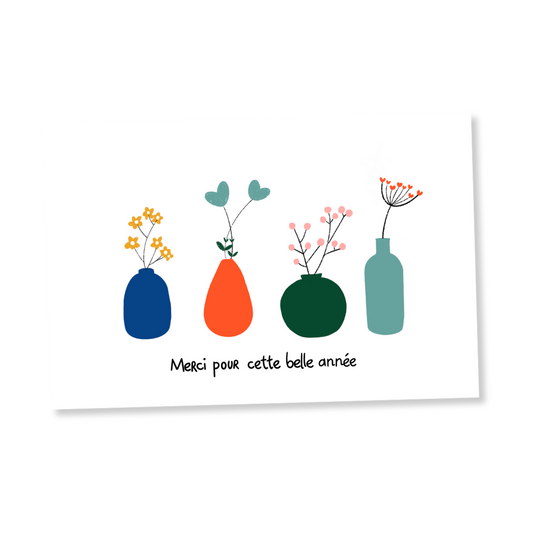 Carte Merci pour cette belle année