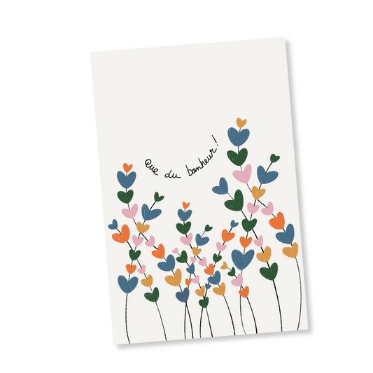 Carte QUE DU BONHEUR
