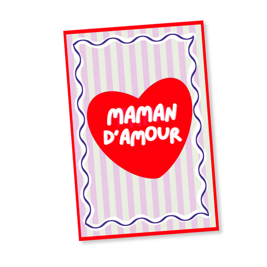 Carte Maman d'Amour