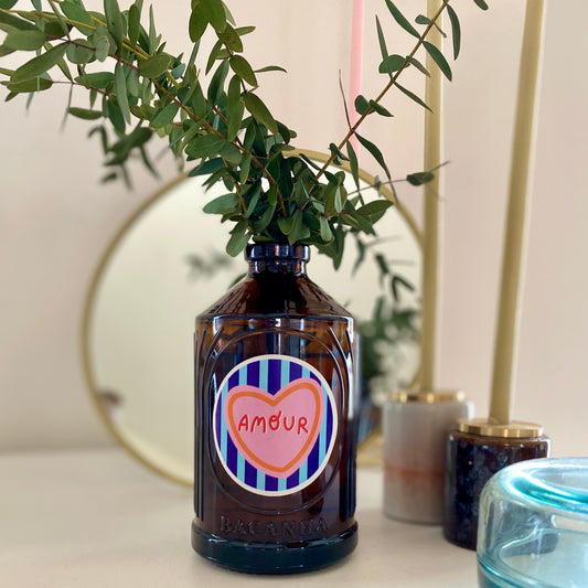 Sticker rond "Amour"