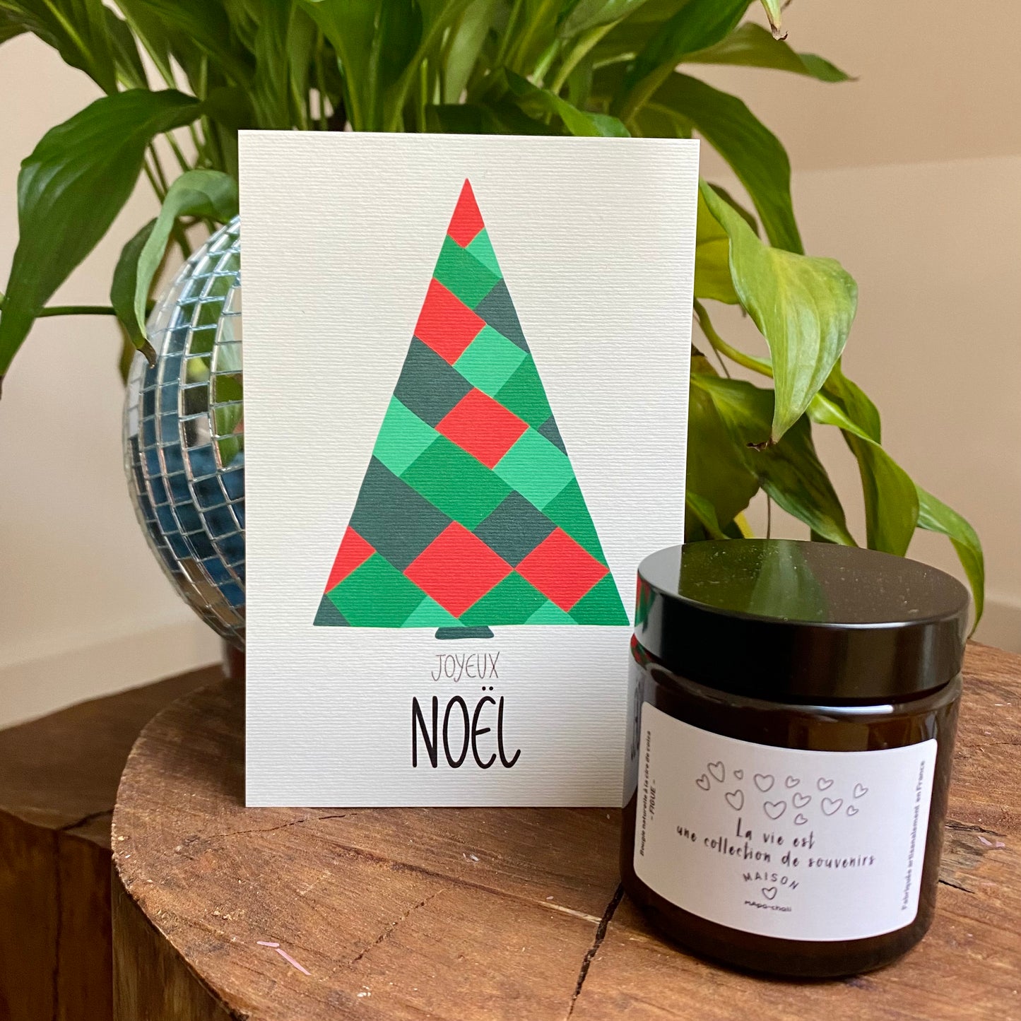 Carte JOYEUX NOËL "sapin"