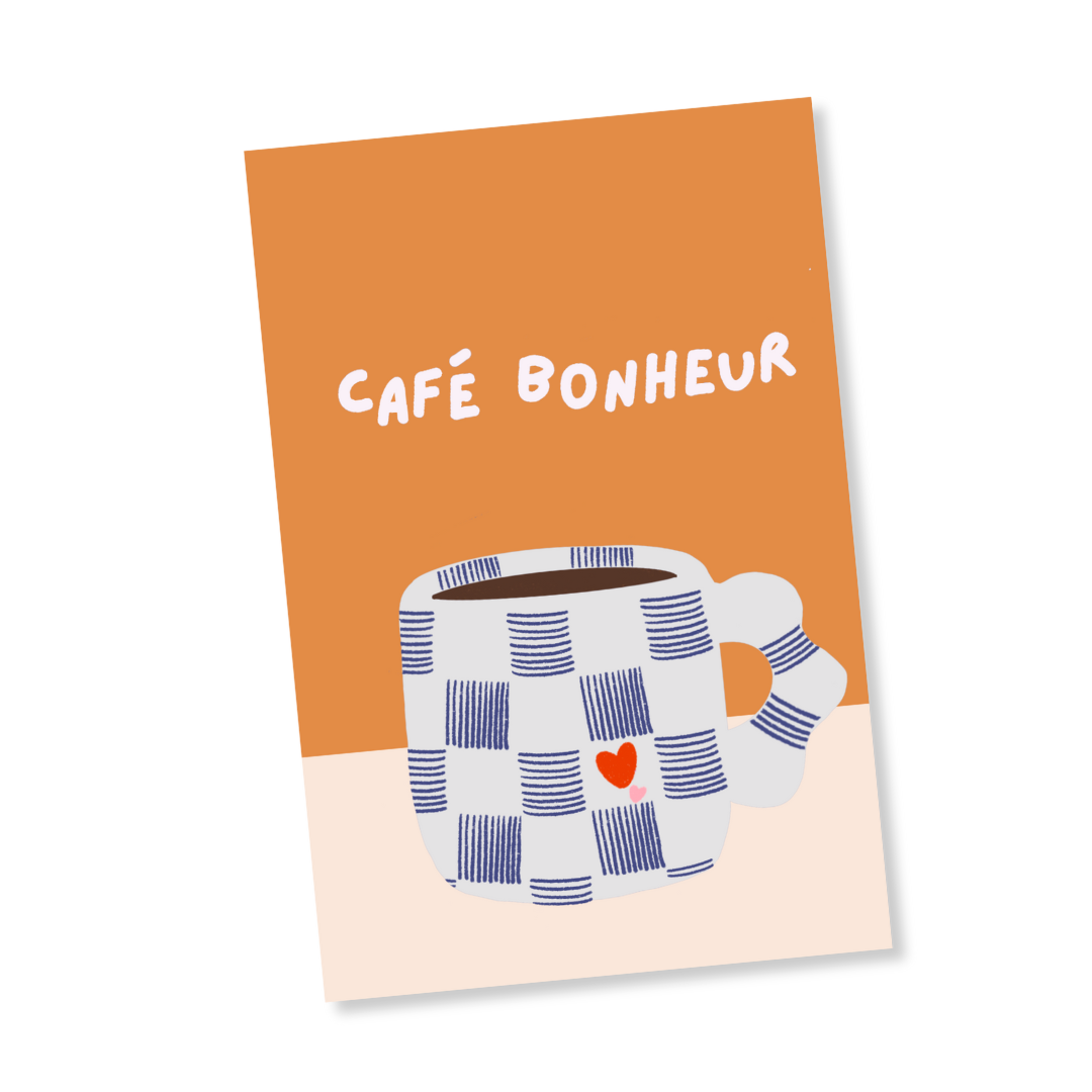 Carte Café bonheur