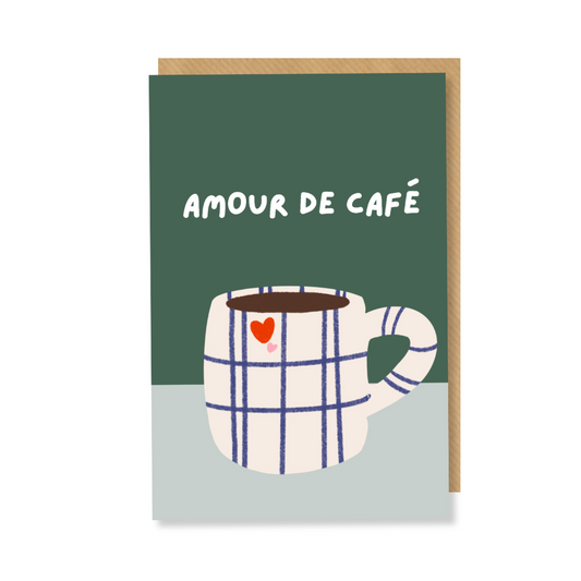 Carte Amour de café