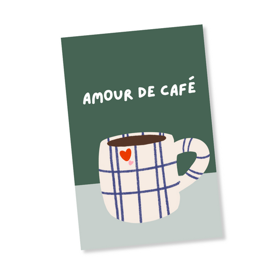 Carte Amour de café