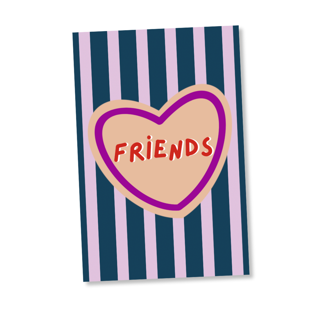 Carte Friends & Rayures