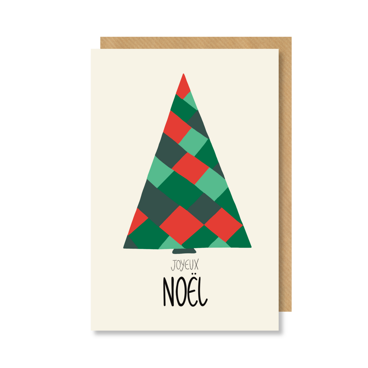 Carte JOYEUX NOËL "sapin"