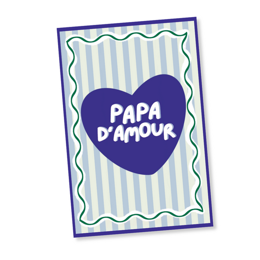 Carte Papa d'Amour